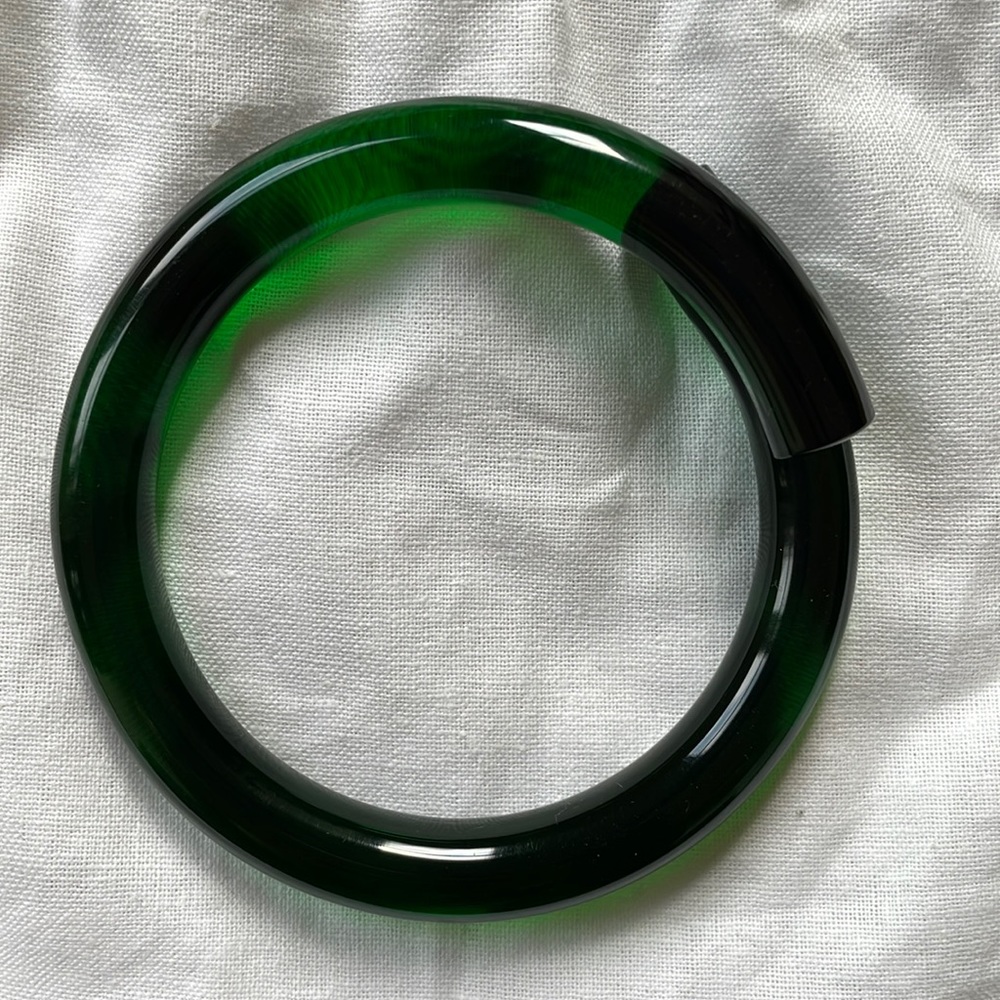 Corey Moranis lucite rod bracelet, xs